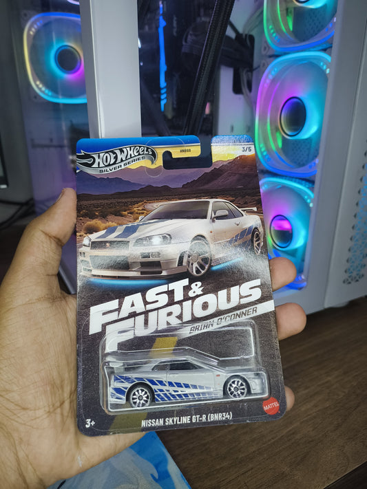 Nissan Skyline GT-R (BNR34) Paul Walker Hotwheels