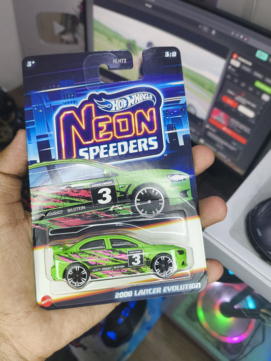 2008 Lancer Evolution Neon Speeders Hotwheels